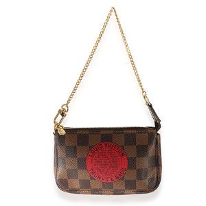 Louis Vuitton Damier Ebene Trunks & Bags Mini Pochette Accessoires